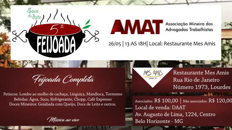 5º Feijoada Amat